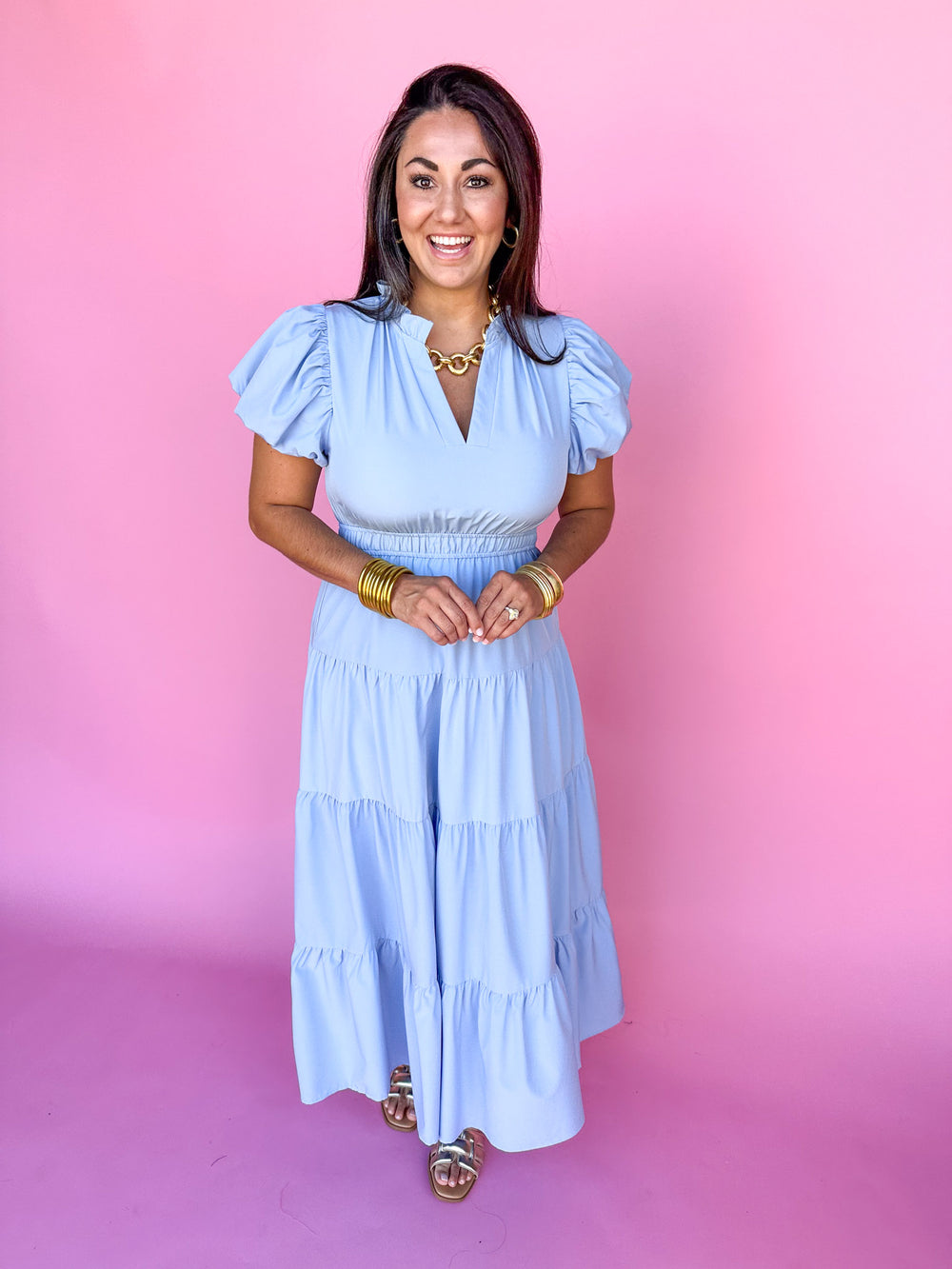 Picture Perfect Dress - Chambray