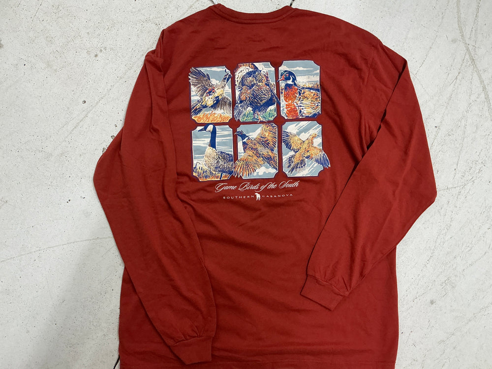 Southern Casanova | L/S Game Birds of the South Tee