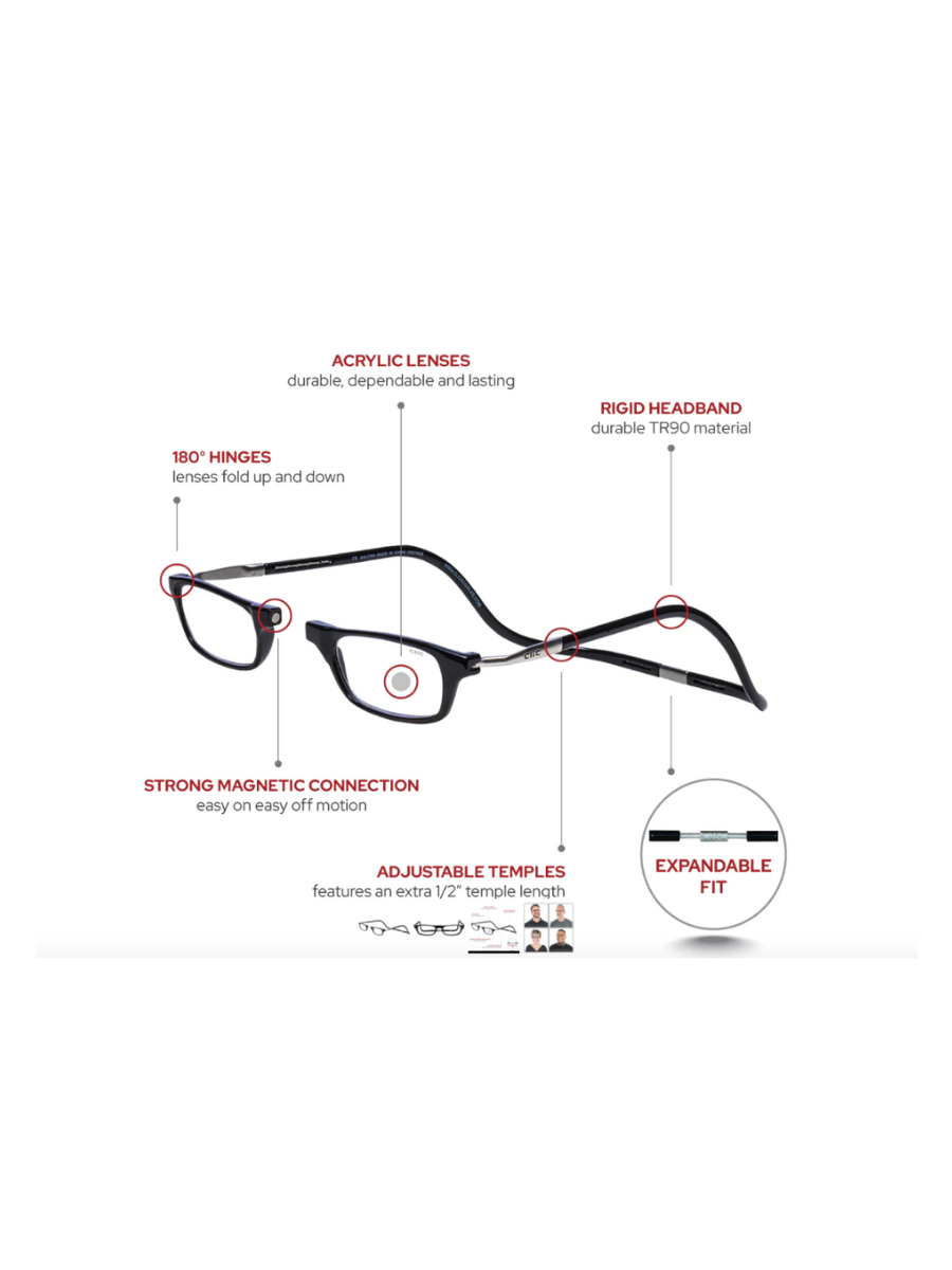 CliC | Reader Original Expandable - Black L/XL