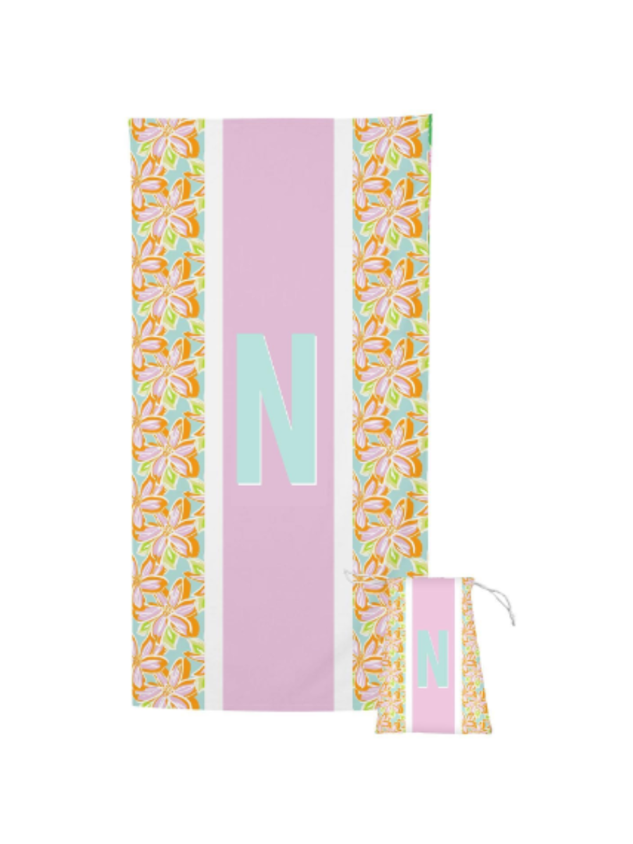 Mary Square | Initial Beach Towel