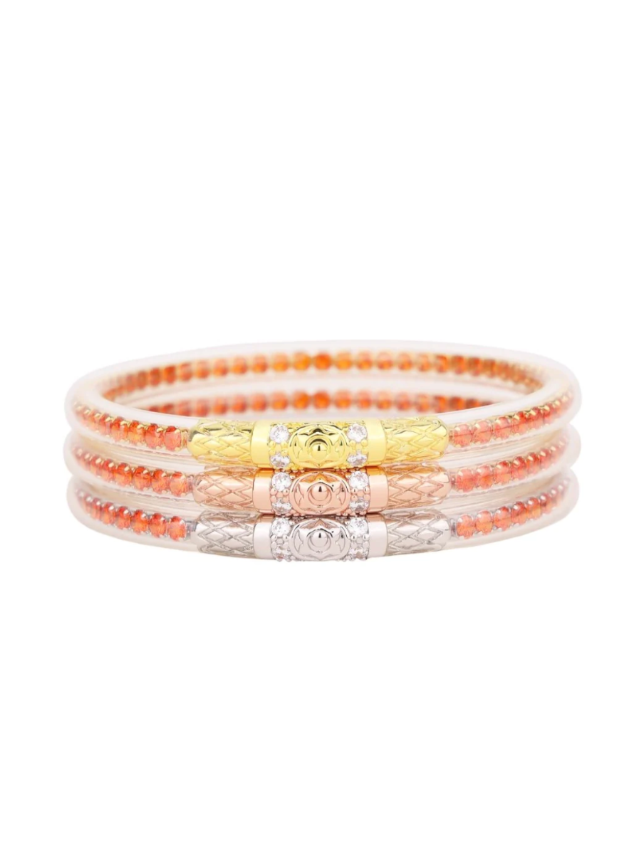 BuDhaGirl | Three Queens All Weather Bangles - Flame