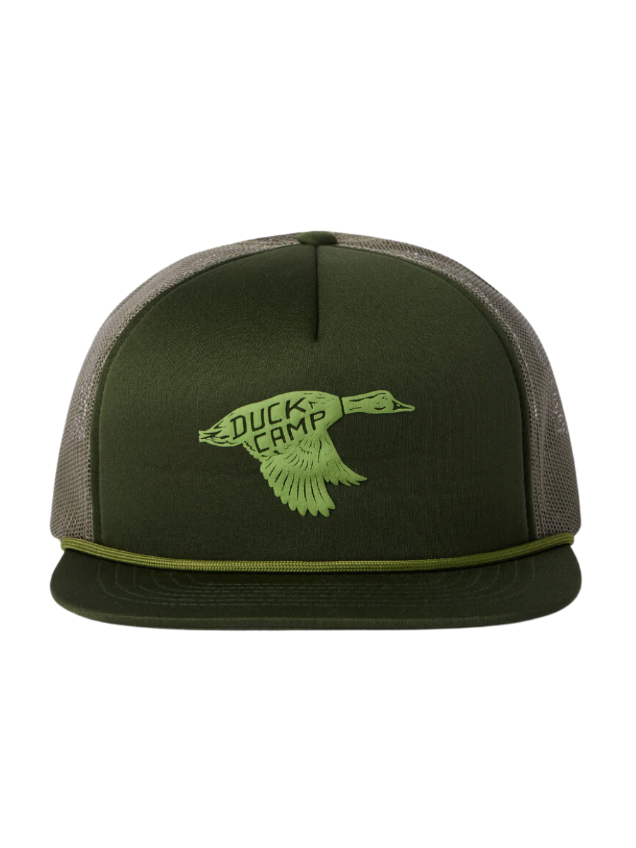 Duck Camp | Mallard Retro Trucker - Forest Green