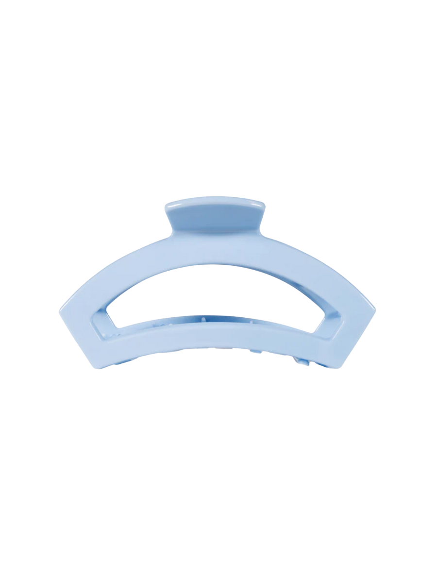 TELETIES Open Hair Clip Clear Skies Light Blue Tiny Women's Gift Hair Clip Boutique Jincy's