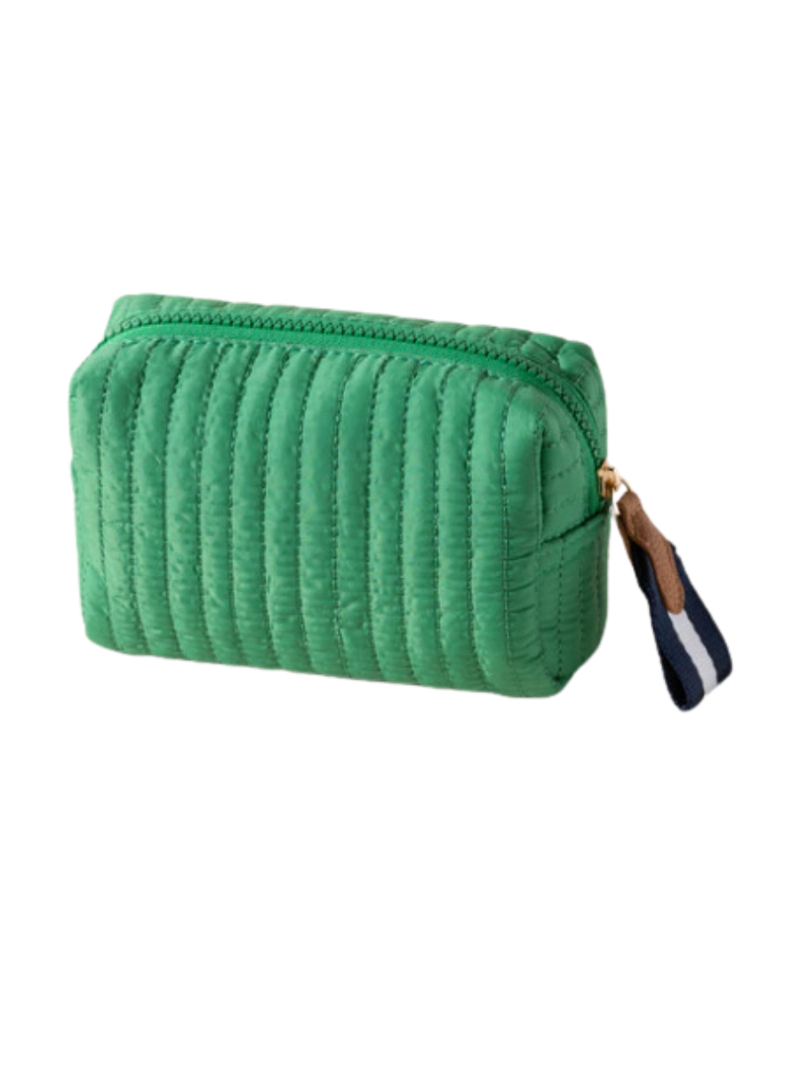 Ezra Small Cosmetic Pouch - Green