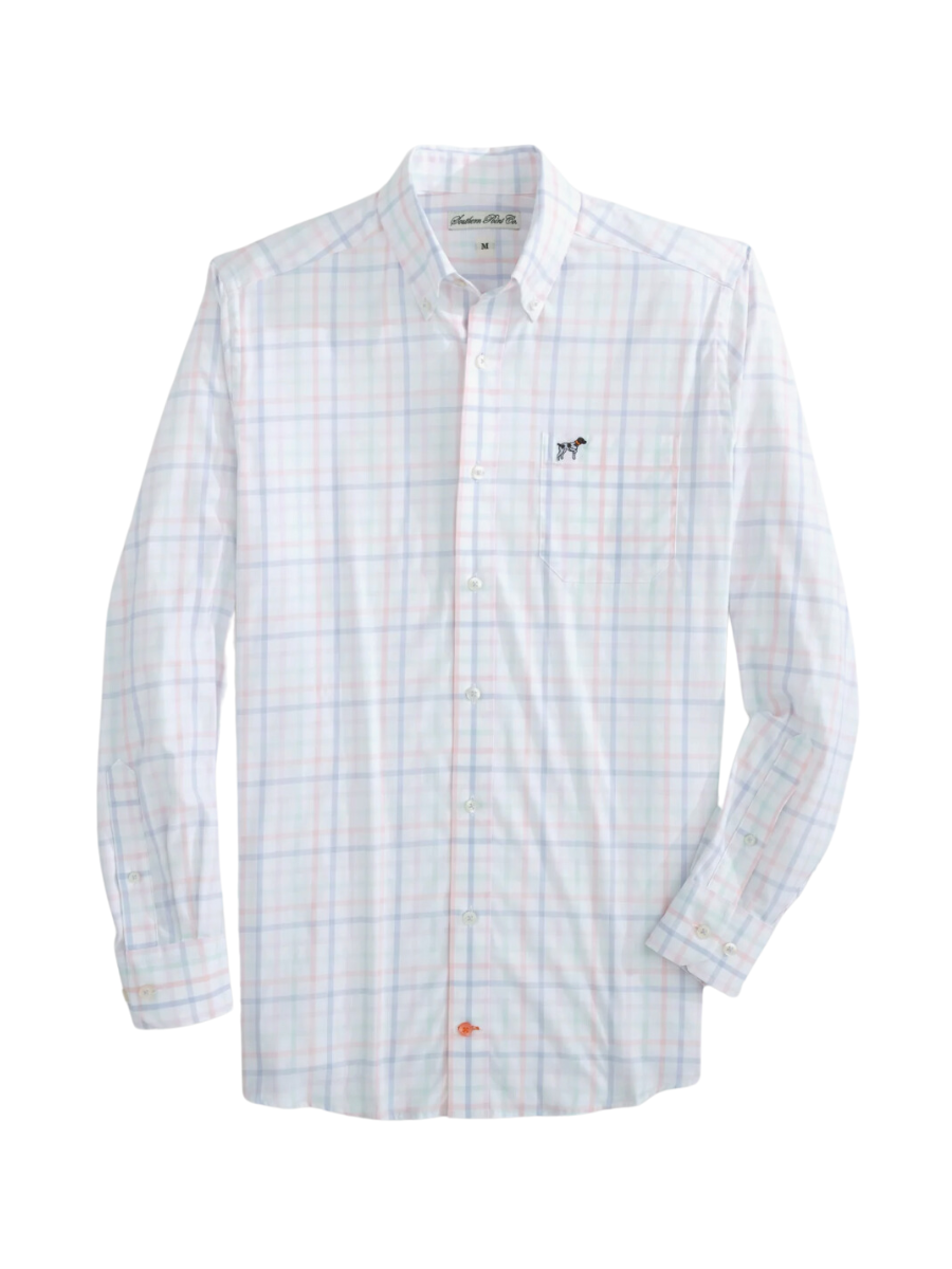 Southern Point Co. | YOUTH Hadley Button Down - Shoreline Plaid