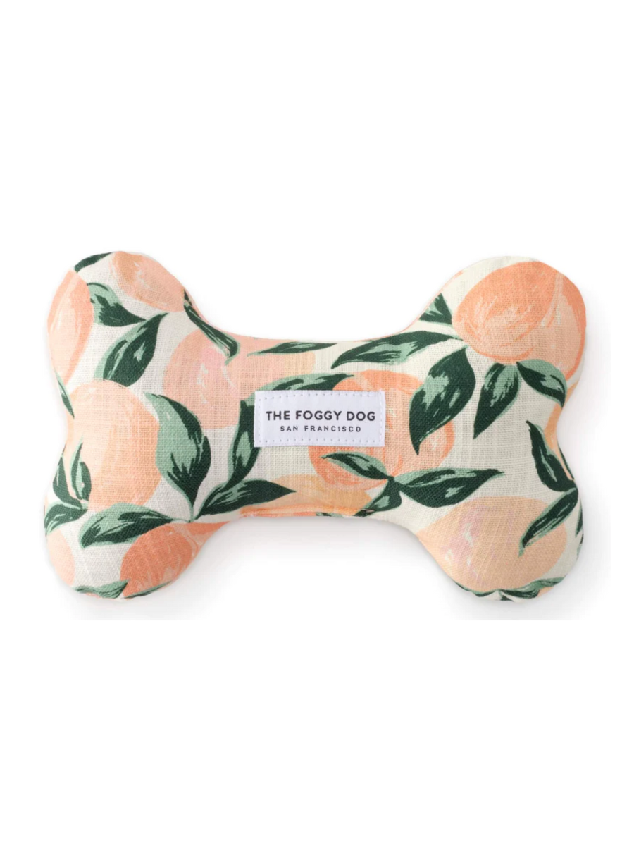 Peaches And Cream Dog Squeaky Toy