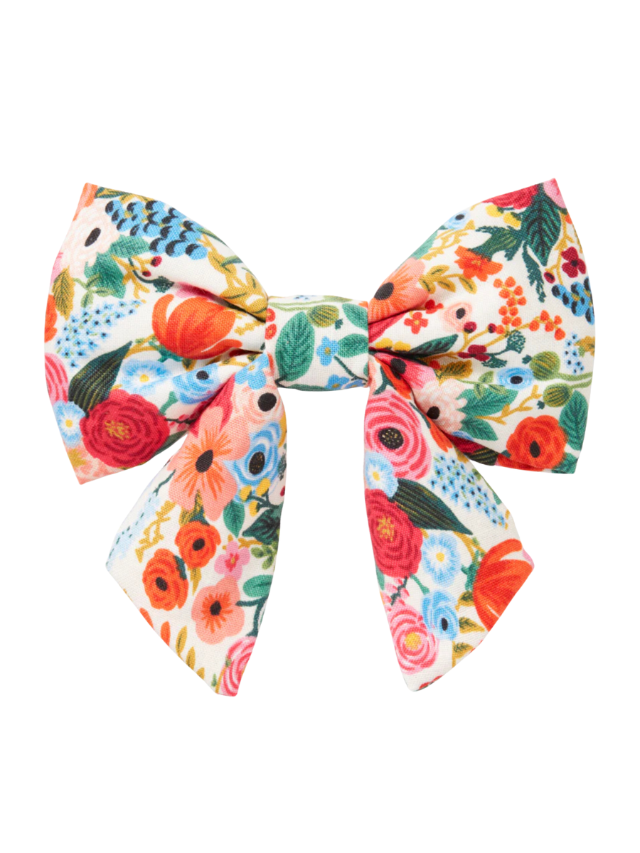Garden Party Lady Dog Bow