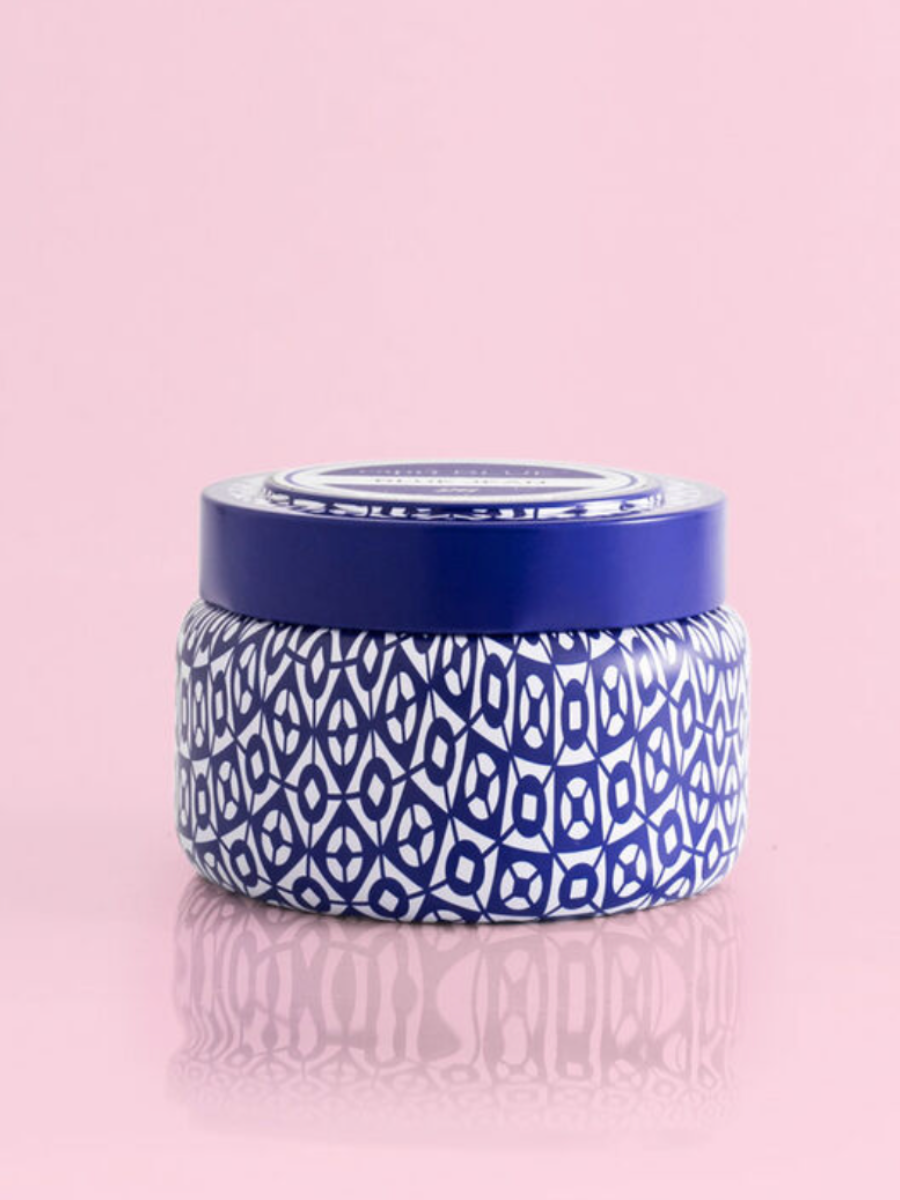 Capri Blue | 8.5oz Printed Travel Tin - Blue Jean