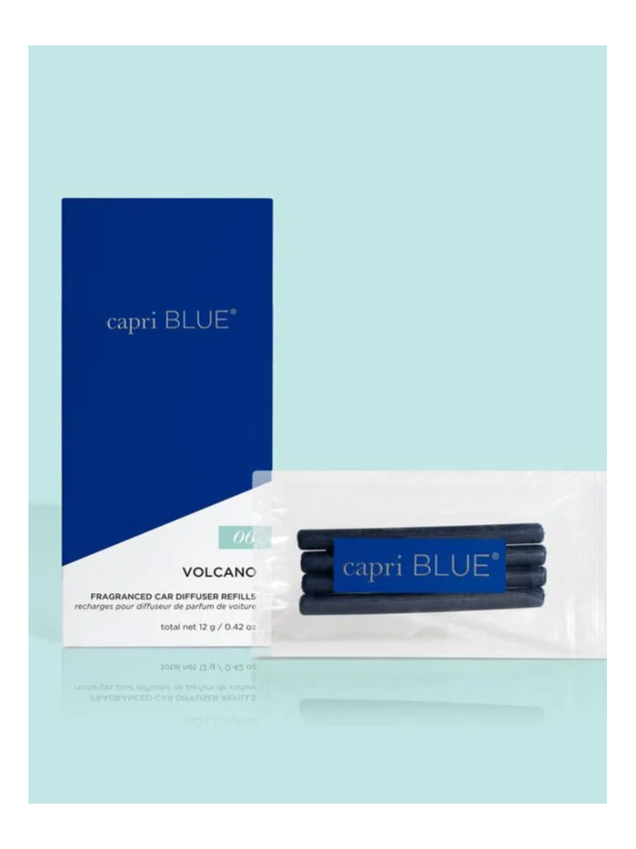 Capri Blue | Car Diffuser Refill Sticks - Volcano