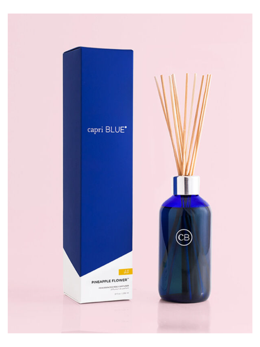 Capri Blue | 8oz Reed Diffuser - Pineapple Flower
