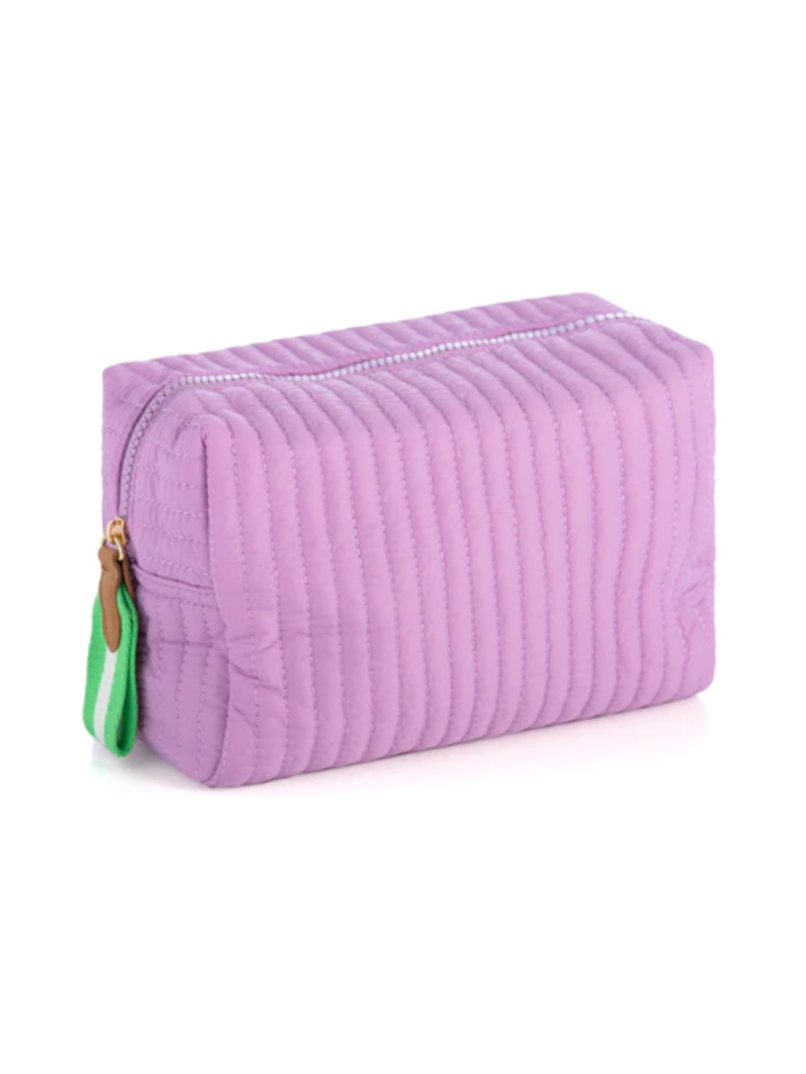 Ezra Large Cosmetic Pouch - Lilac