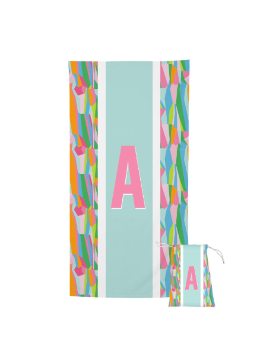 Mary Square | Initial Beach Towel