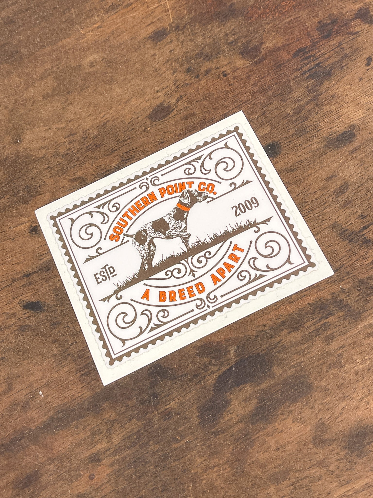 Southern Point Co. | Gray & Orange Bird Dog Decal