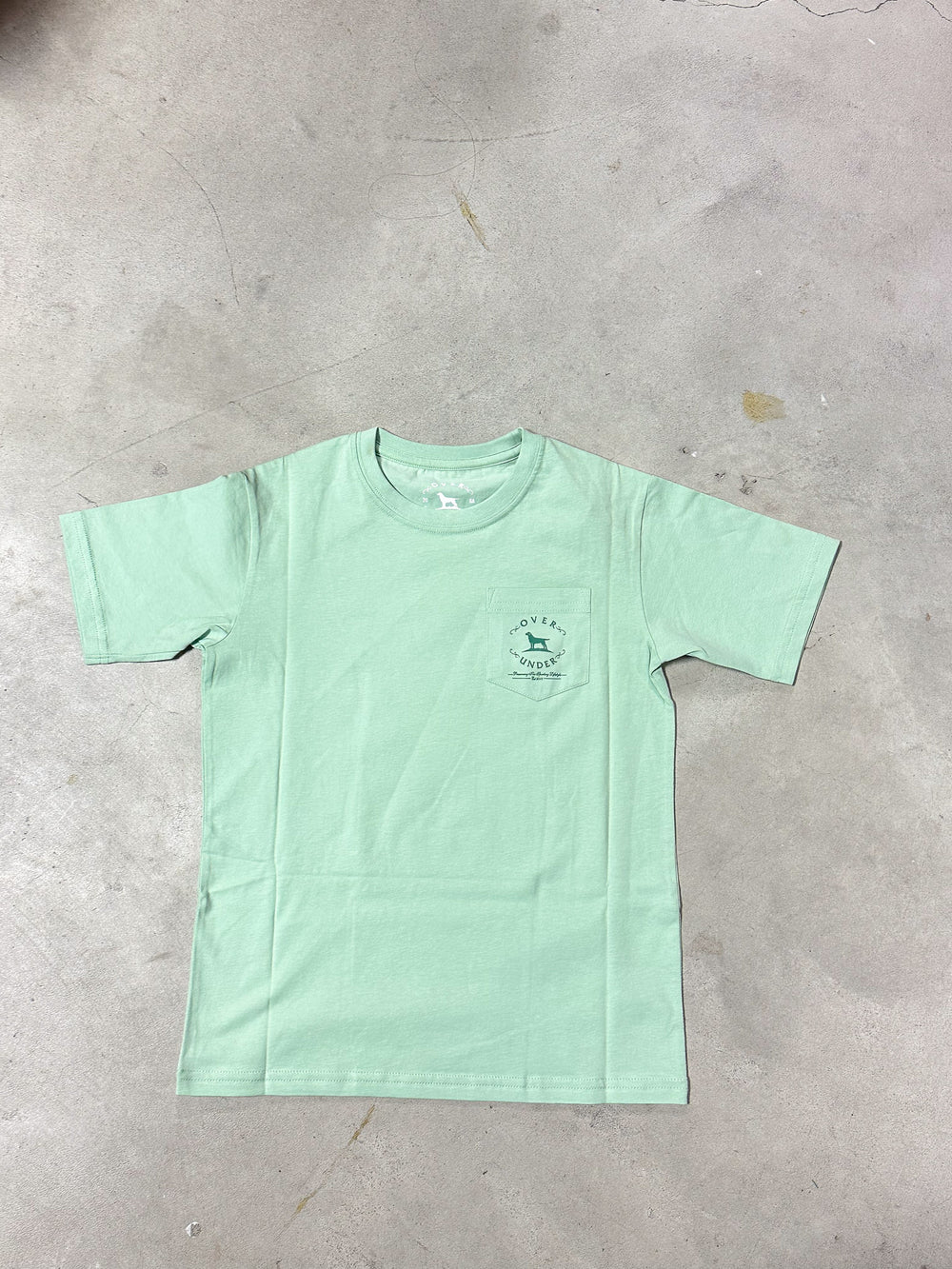 Over Under | S/S YOUTH Pointer Hunting Quail - Green Tea