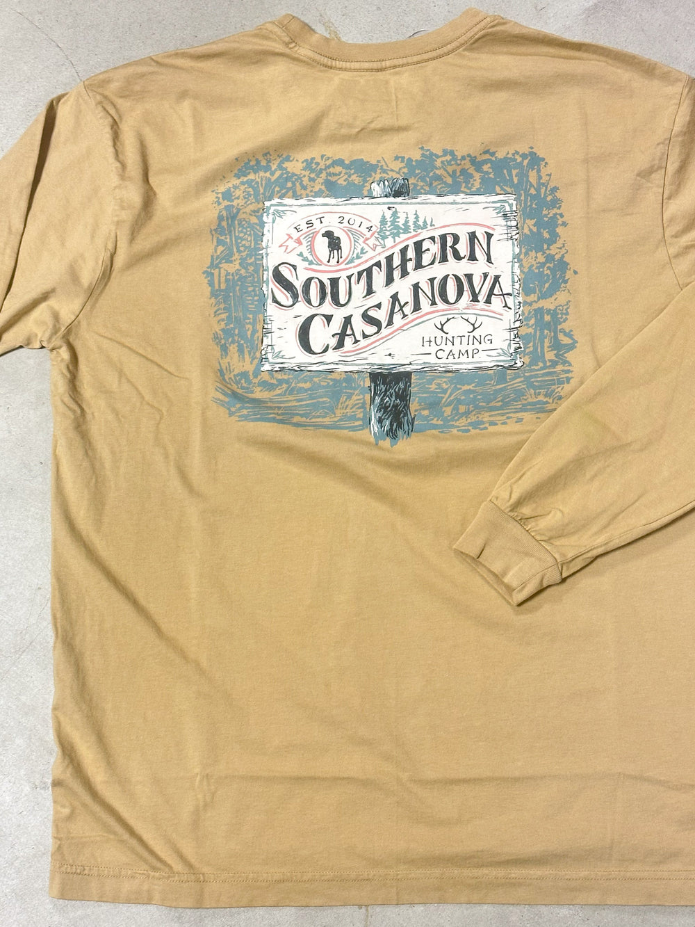 Southern Casanova | L/S Hunting Camp Sign Tee