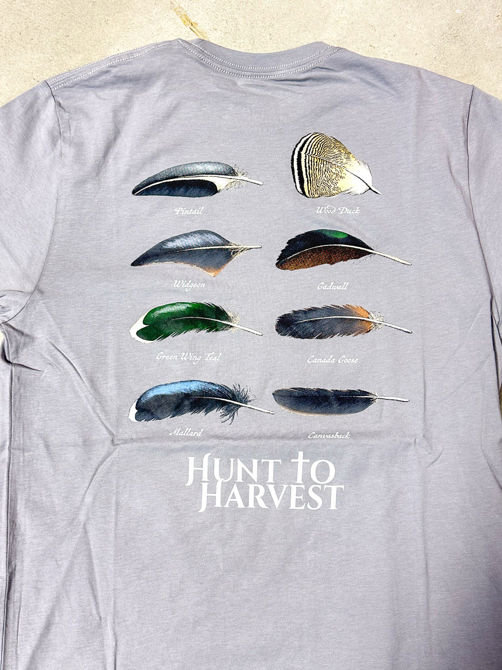 Hunt To Harvest | Feather Collection Tee - Alloy