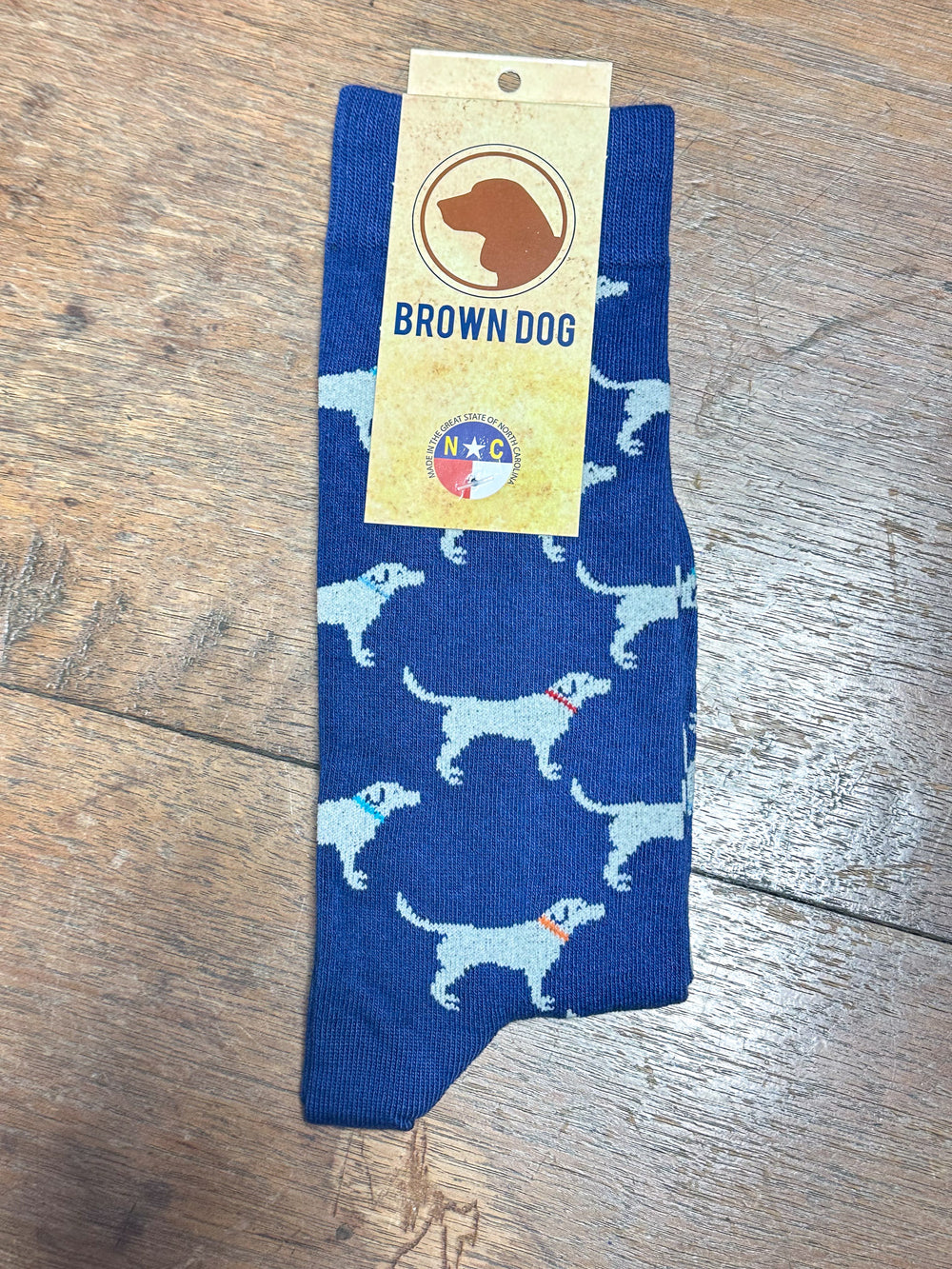 Brown Dog Hosiery | Labs Insignia Blue