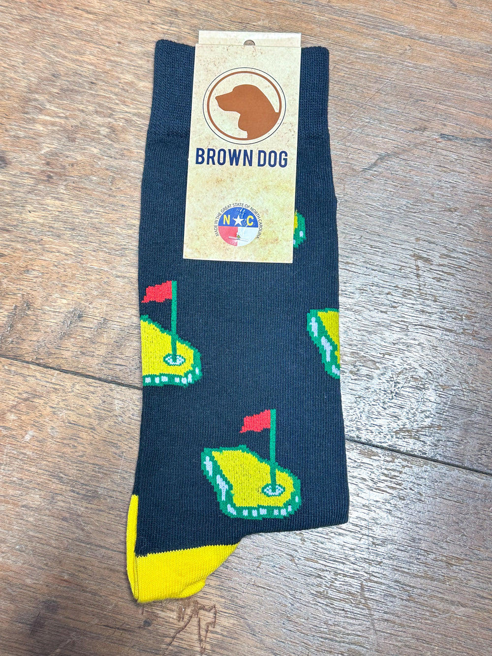 Brown Dog Hosiery | Georgia Golf Navy