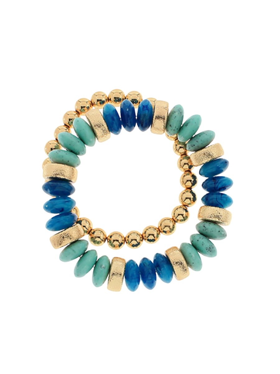 Happy Days Bracelet Set - Turquoise