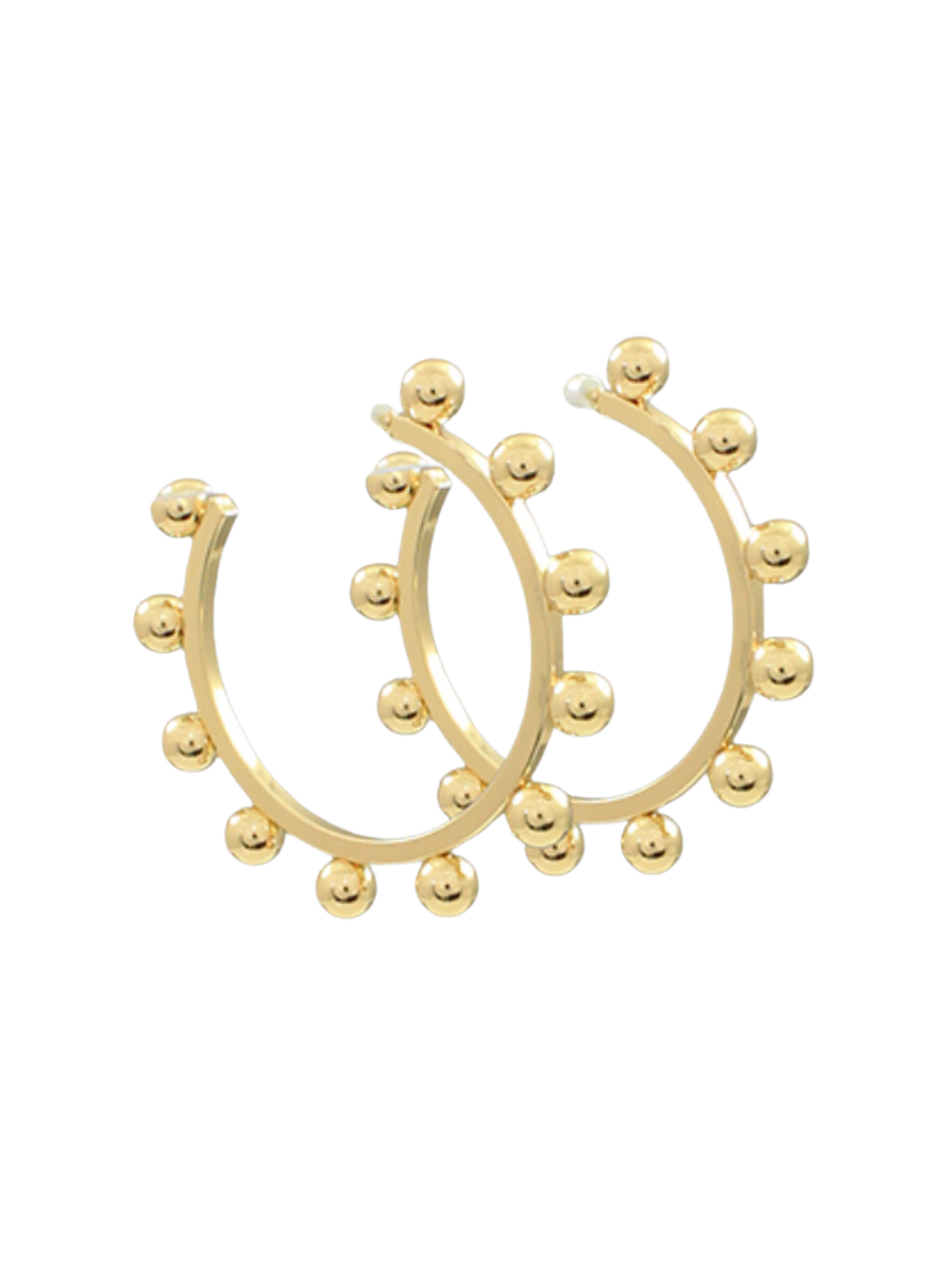 Eternal Elegance Hoops - Shiny Gold