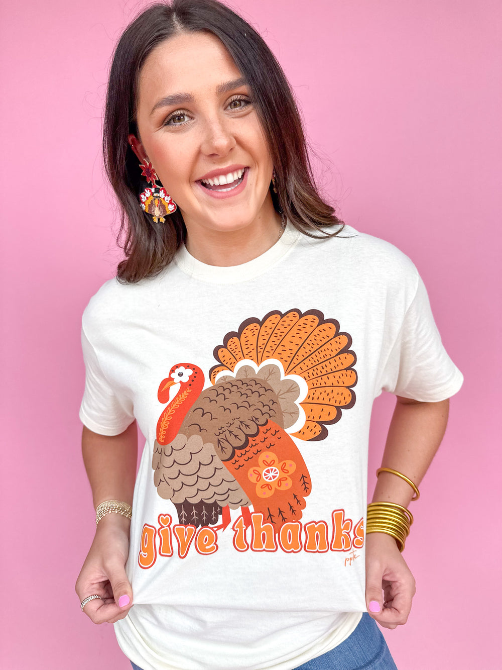 Give Thanks Turkey Tee