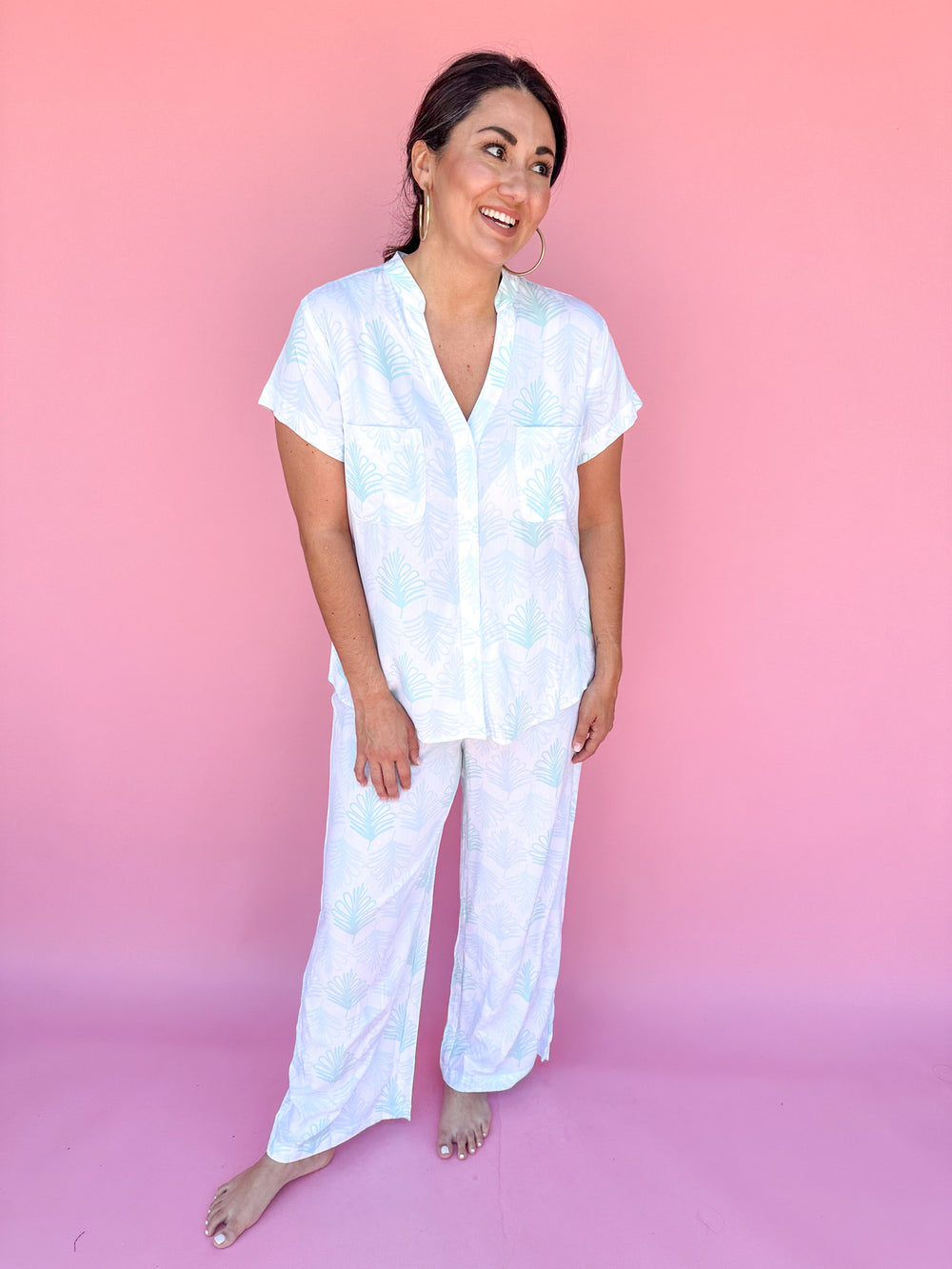 Mary Square | Serena Pajama Pant Set - Deco Up