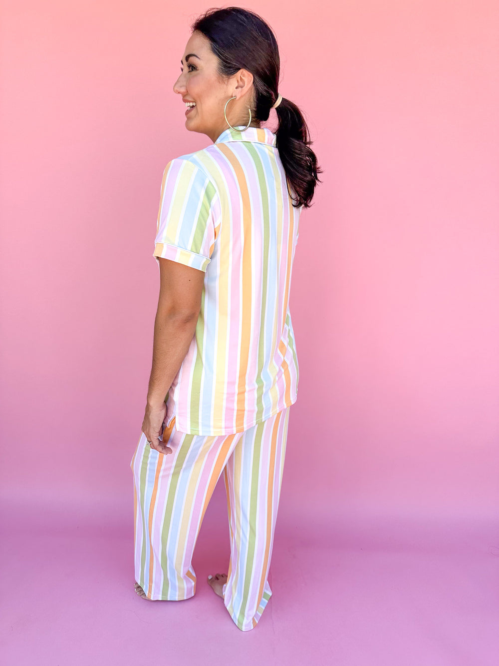 Candy Stripe Pajama Pant Set