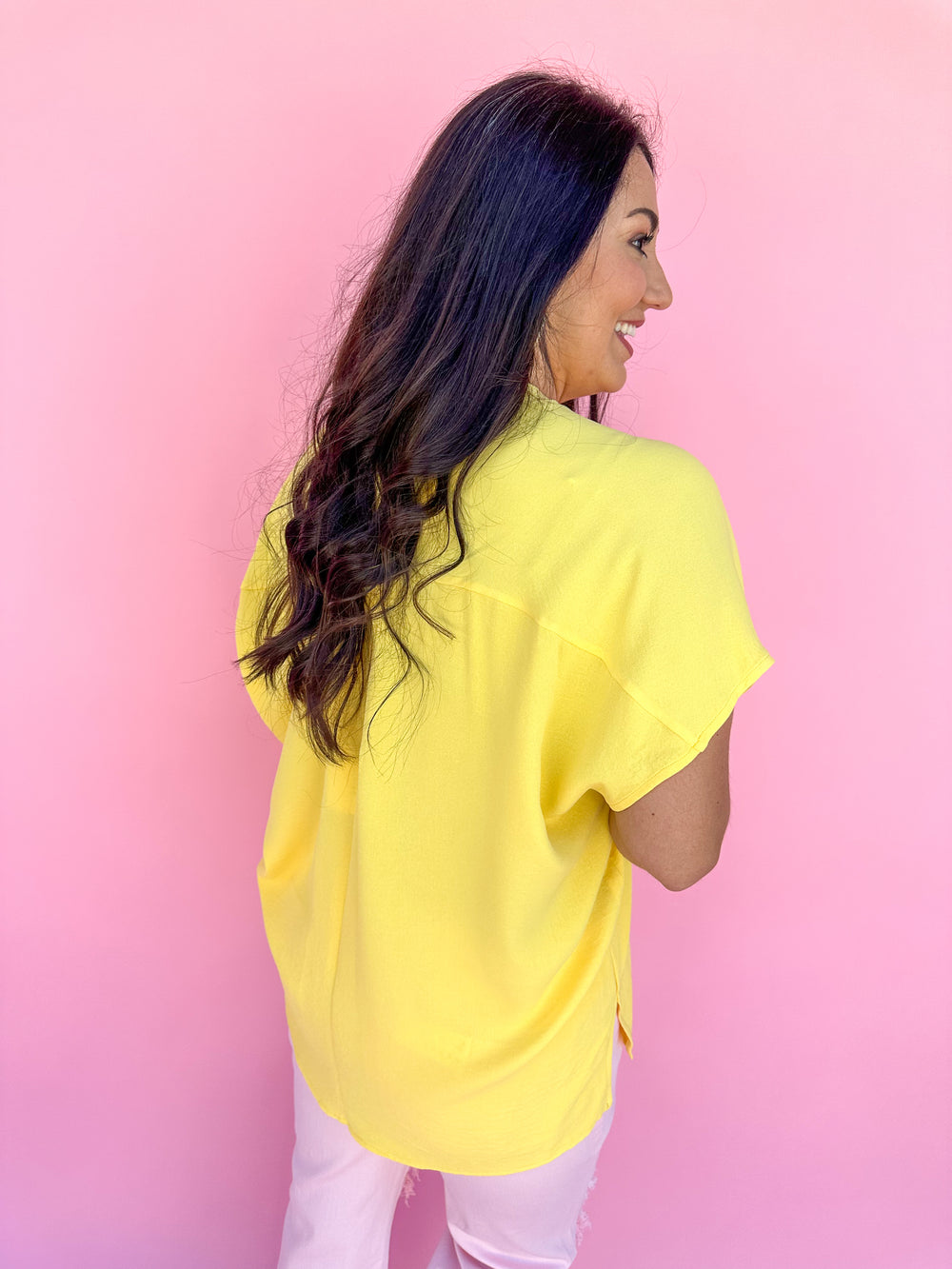 ADRIENNE | Willow Top - Banana