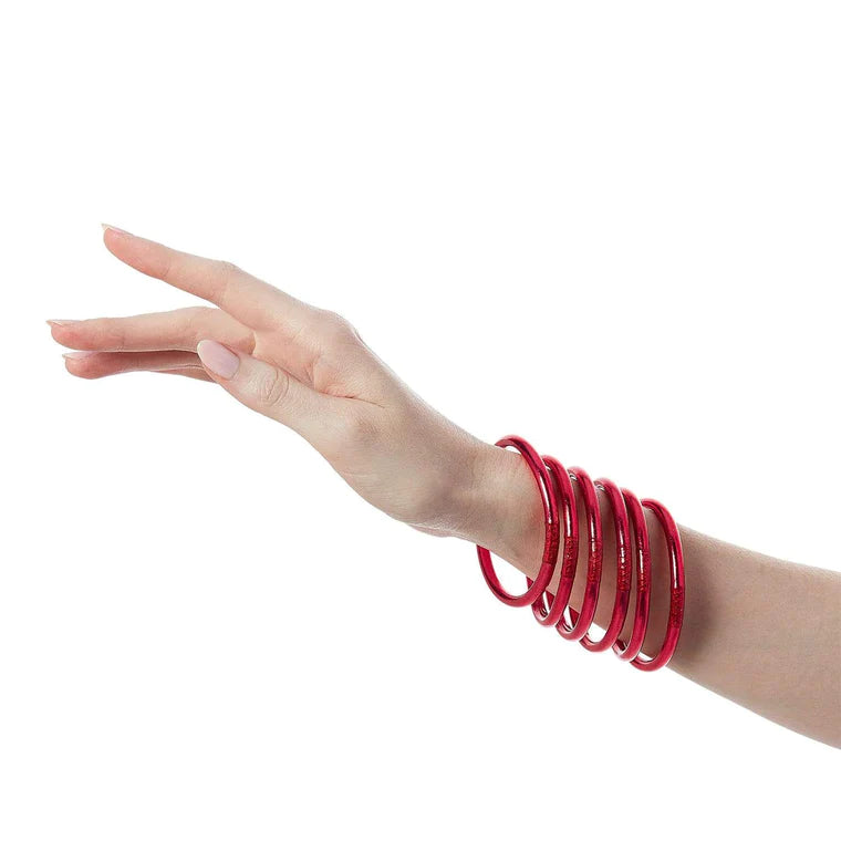 BuDhaGirl All Weather Bangles Pink Stack Jincy's Gift