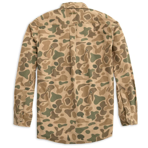 Heybo | Old School Camo L/S Flannel Top