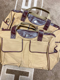 Zep-Pro | Canvas Gunmetal Concho Weekender Duffle Bag - 2 Styles