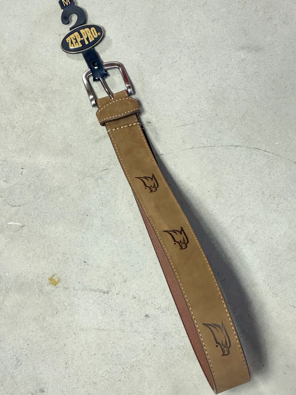 Zep-Pro | BOYS Leather Georgia Southern Belt - Brown