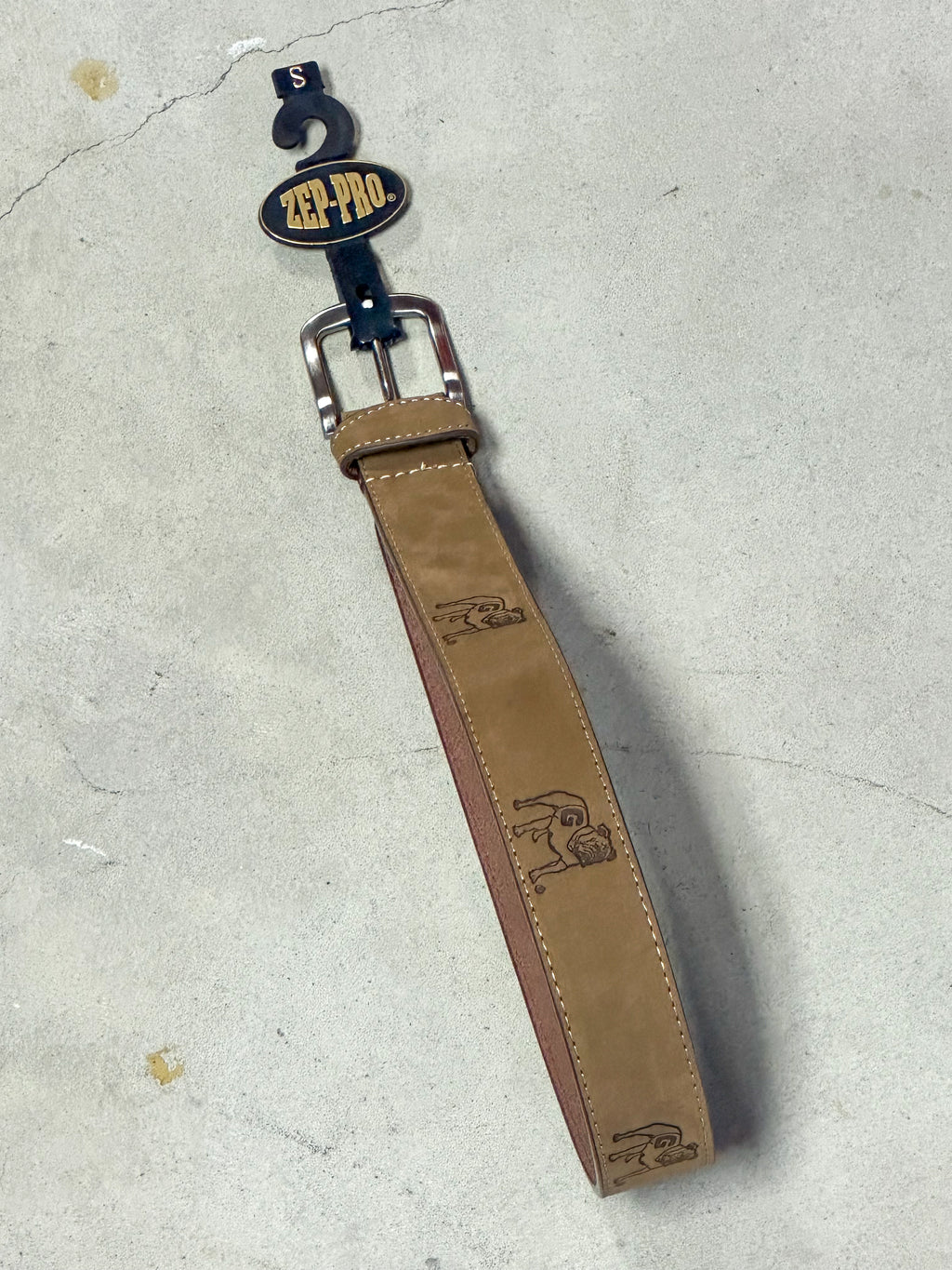 Zep-Pro | BOYS Bulldog Leather Belt - Brown