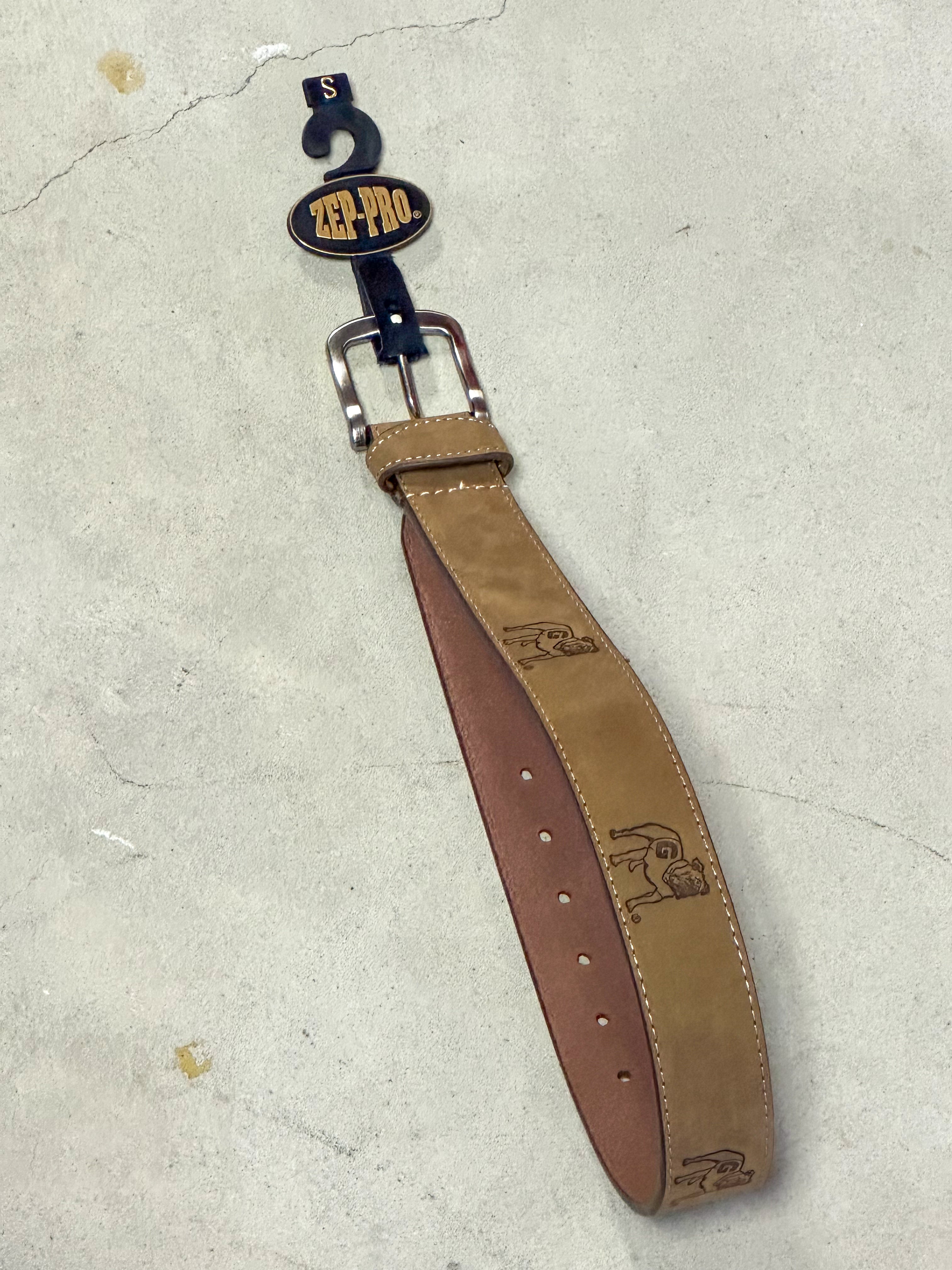 Zep-Pro | BOYS Bulldog Leather Belt - Brown