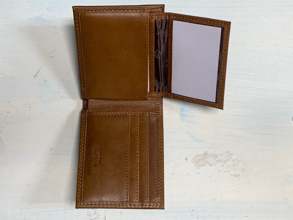 Zep-Pro | Men's Leather Embossed Wallet - Bi Fold