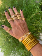 BuDhaGirl All Weather Bangles Gold Jincy's Gift
