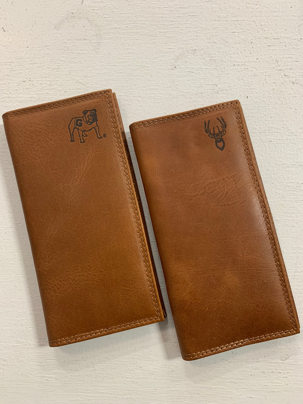 Zep-Pro | Men's Embossed Leather Wallet-Checkbook