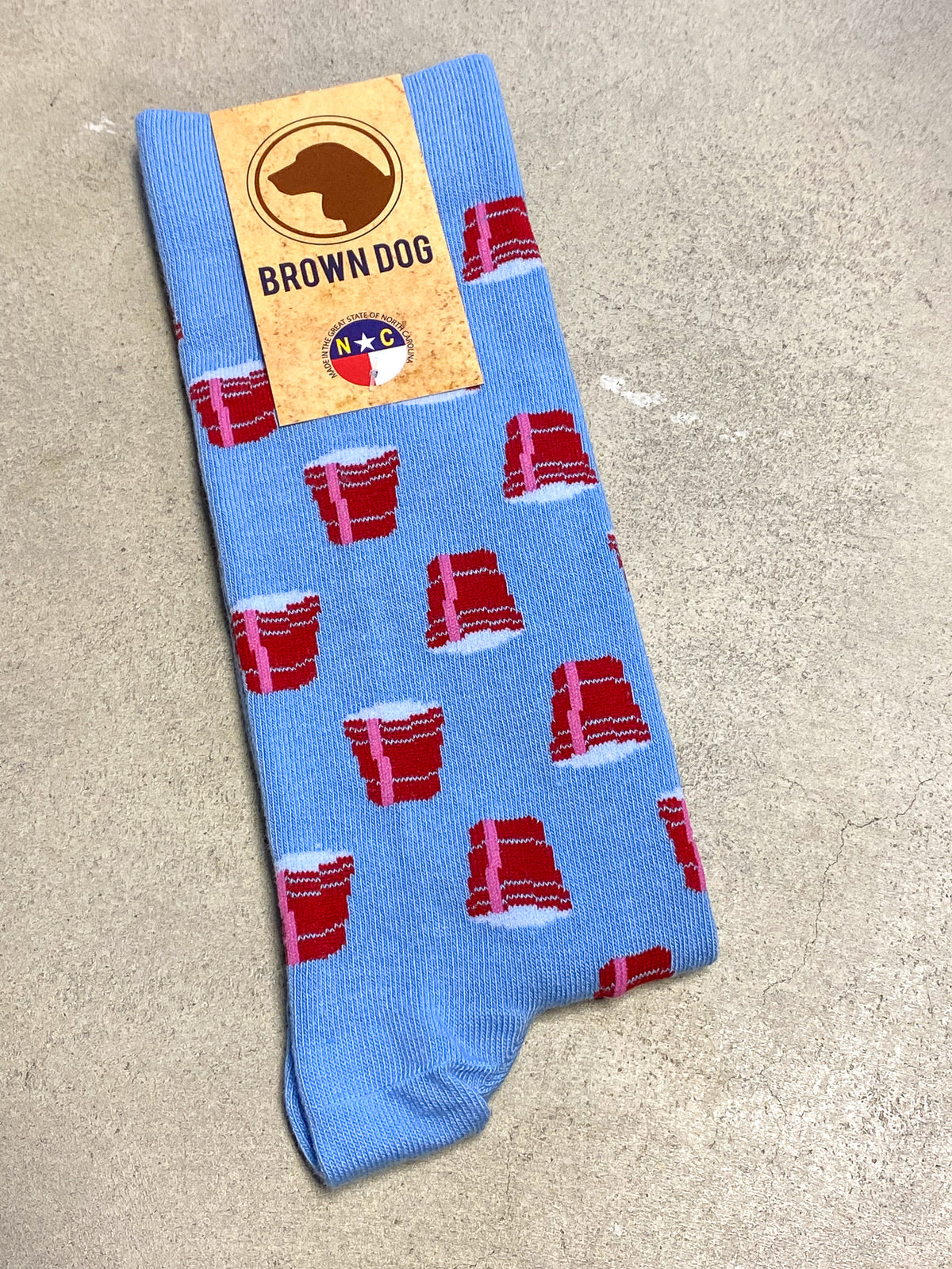 Brown Dog Hosiery | Party Cup Della Blue