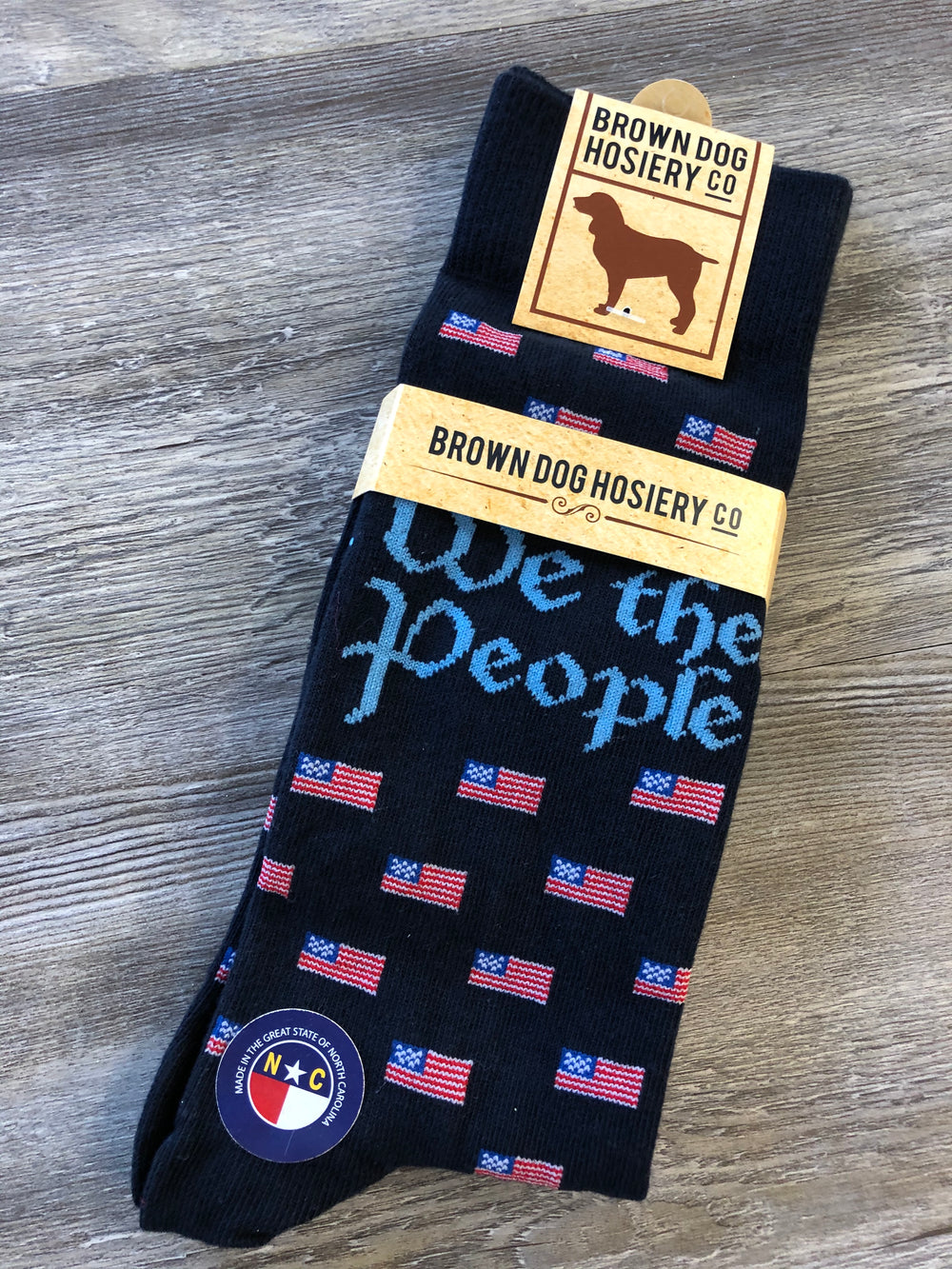 Brown Dog Hosiery | We The People Navy