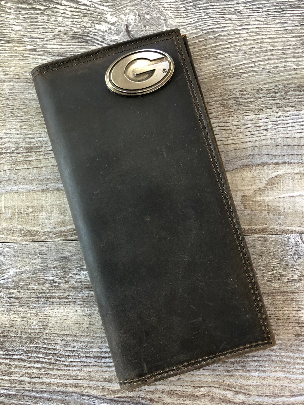 Zep-Pro | Men's Leather Checkbook Wallet