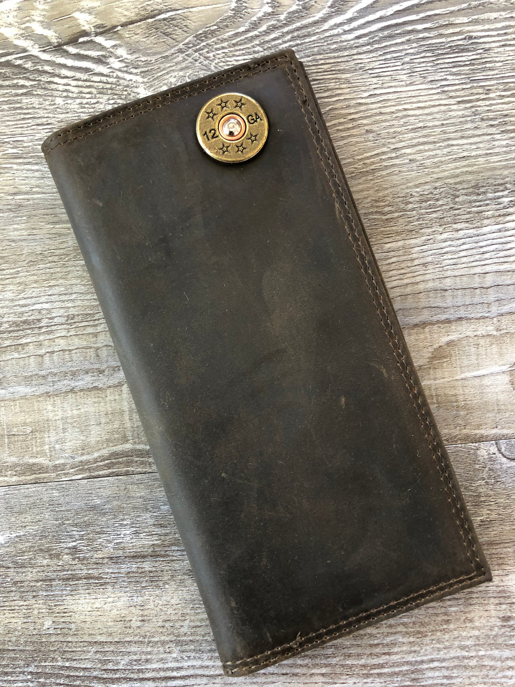 Zep-Pro | Men's Leather Checkbook Wallet