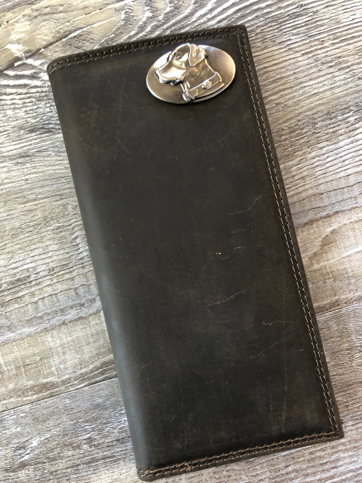 Zep-Pro | Men's Leather Checkbook Wallet