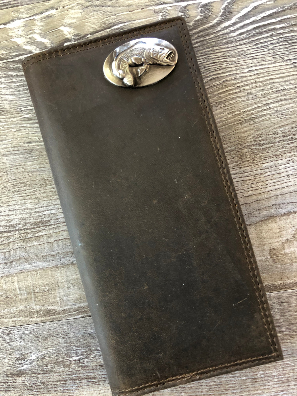 Zep-Pro | Men's Leather Checkbook Wallet