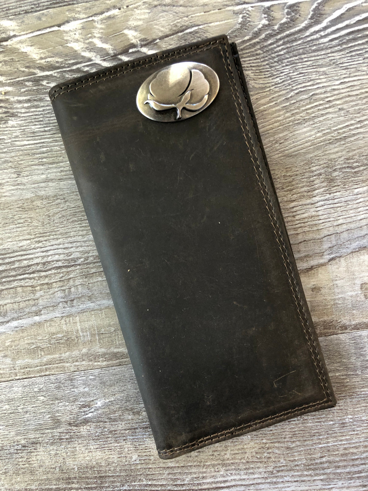 Zep-Pro | Men's Leather Checkbook Wallet