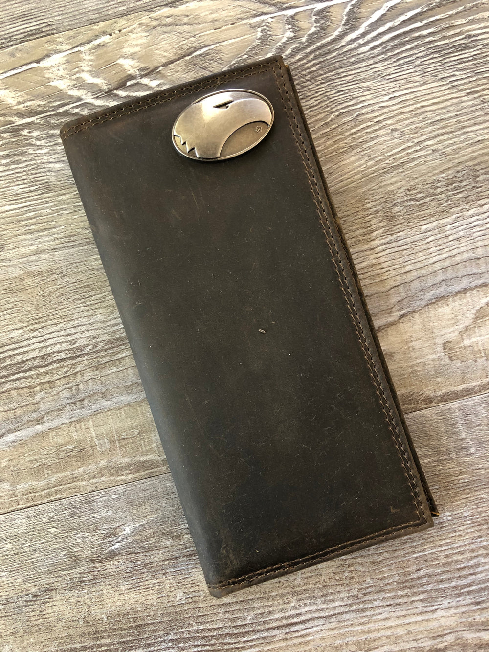 Zep-Pro | Men's Leather Checkbook Wallet
