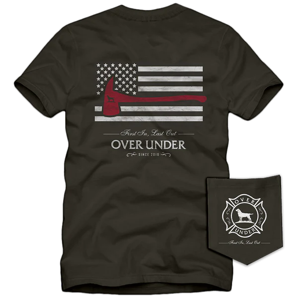 Over Under | S/S First In Last Out Tee - Charcoal
