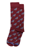 Heybo | Rambler Sock - Quail - Tibetian Red