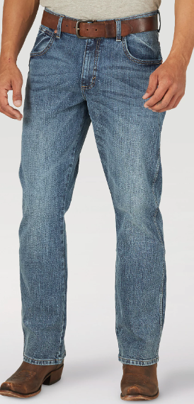 Wrangler Greeley Retro Relaxed Fit Bootcut Jean Medium Wash Men's Jeans Denim Jincy's Tripp