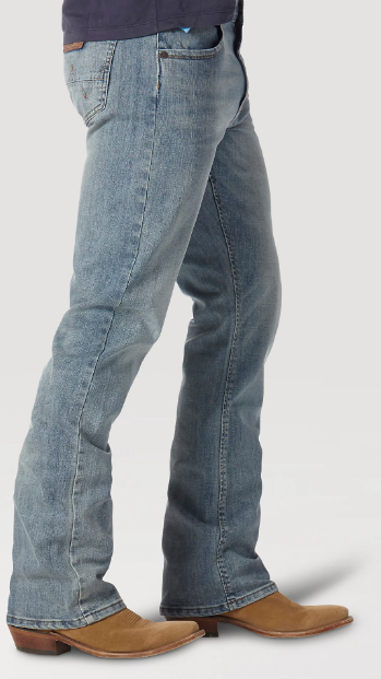 Wrangler BR Wash Retro Slim Fit Bootcut Jean Men's Denim Jeans Pants Light Wash Jincy's Tripp