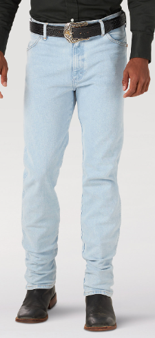 Wrangler Bleach Cowboy Cut Active Flex Jeans Men's Denim Jeans Light Wash Pants Jincy's Tripp